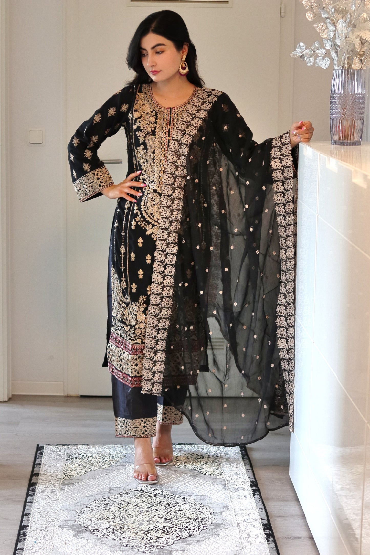 Bahara - Luxury Party & Wedding Dress - Black