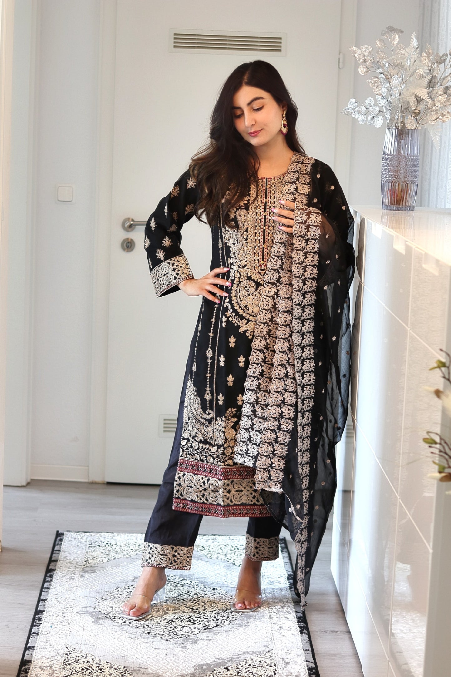 Bahara - Luxury Party & Wedding Dress - Black