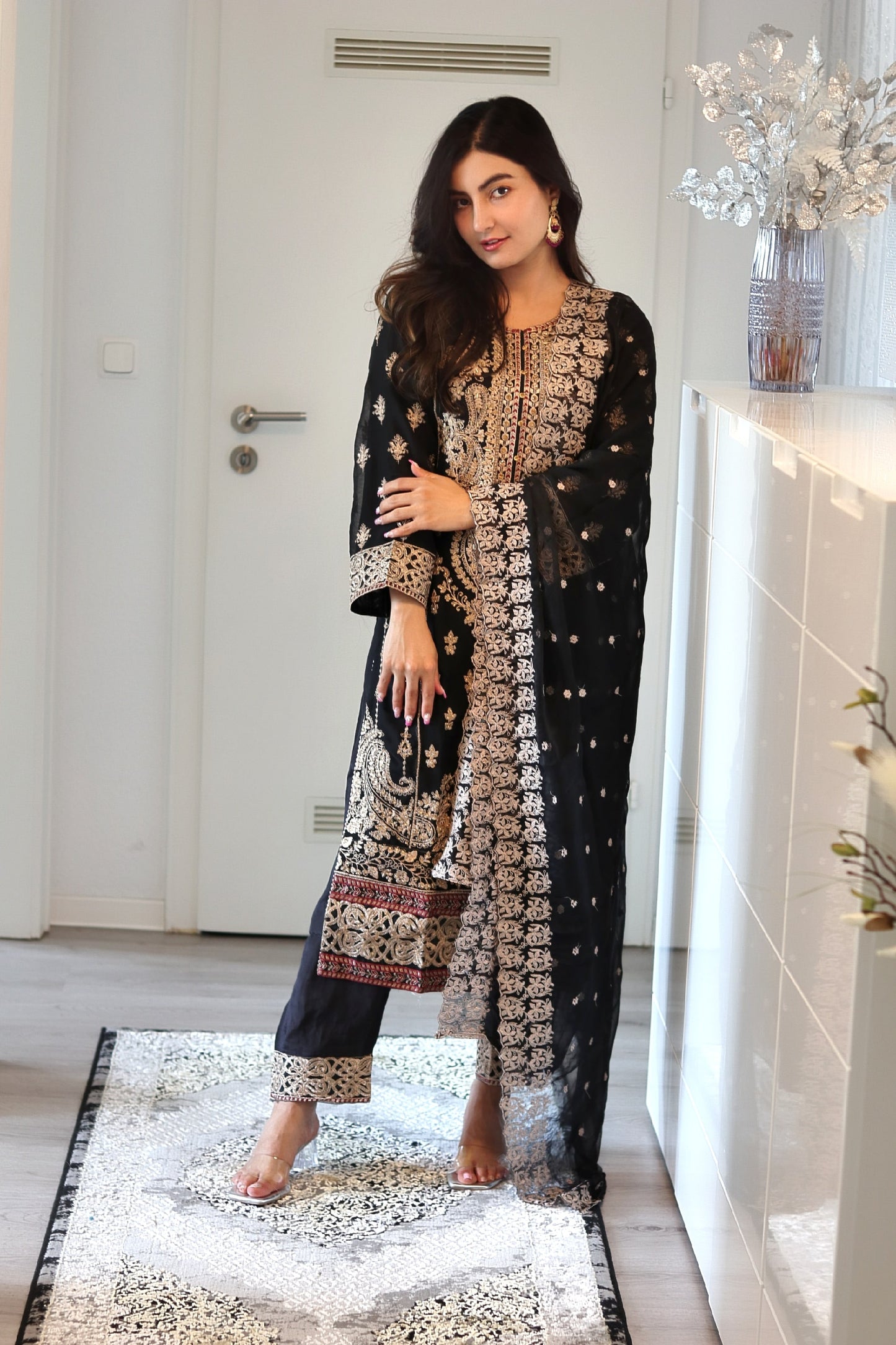 Bahara - Luxury Party & Wedding Dress - Black