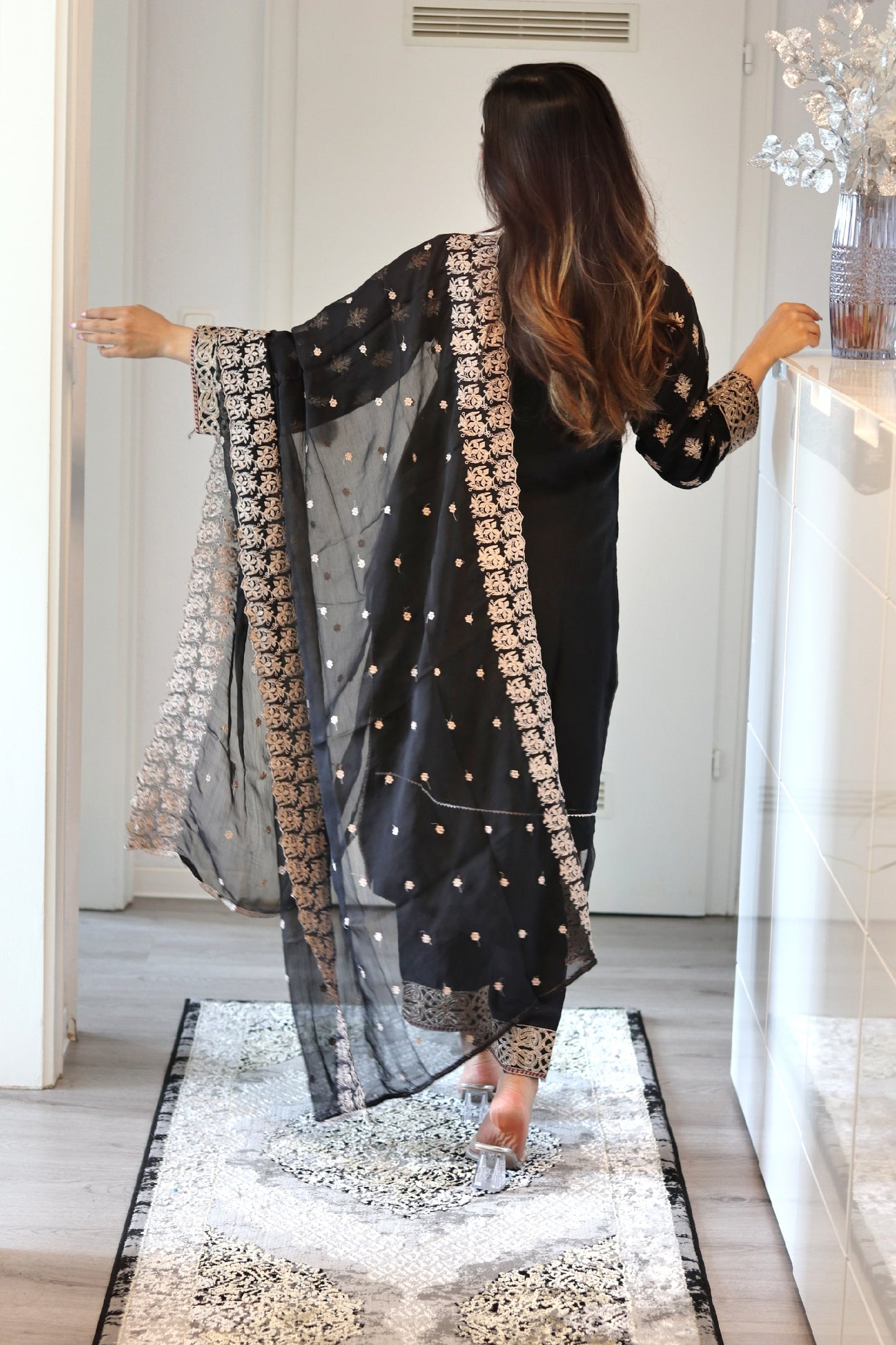 Bahara - Luxury Party & Wedding Dress - Black