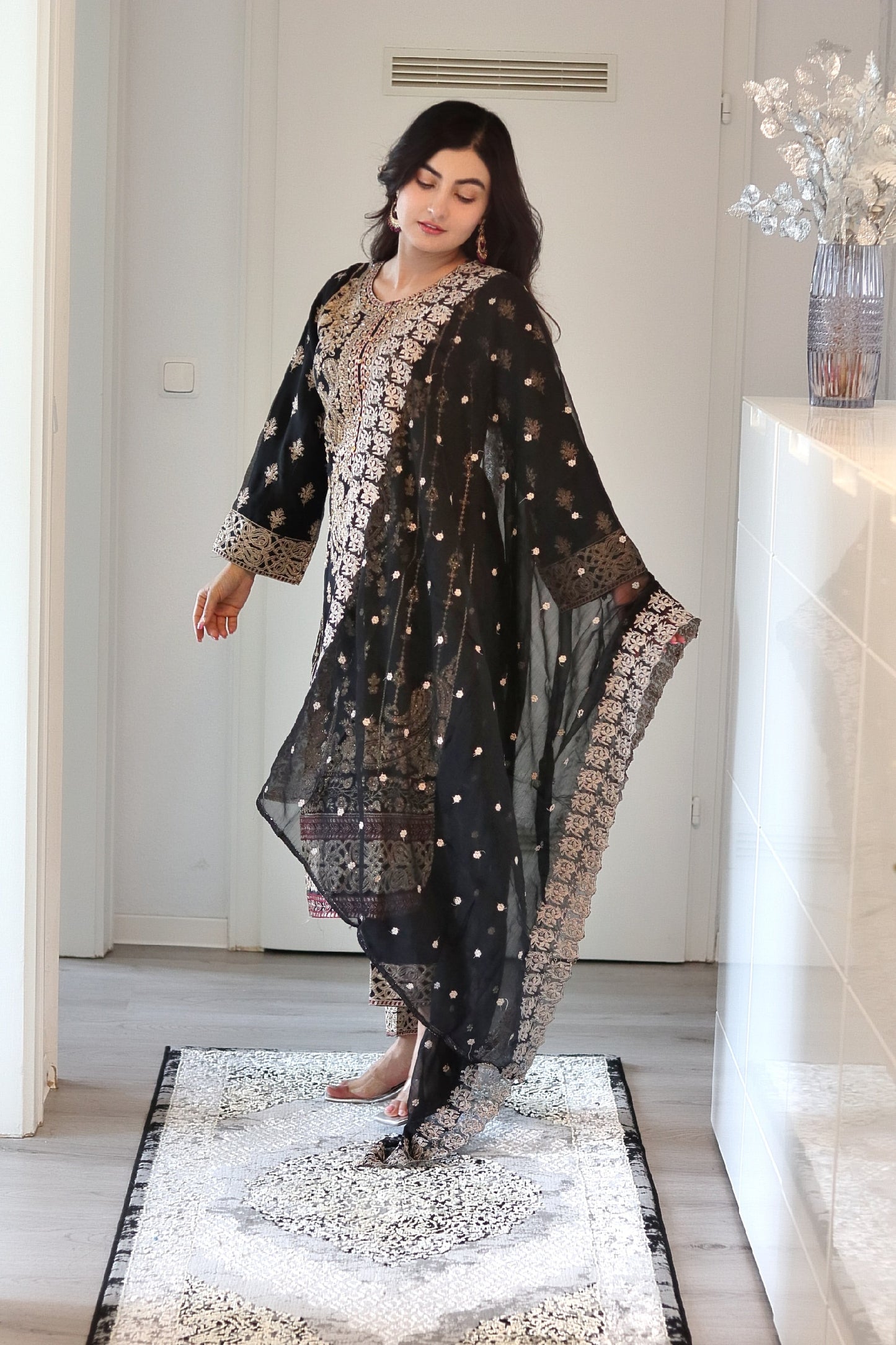 Bahara - Luxury Party & Wedding Dress - Black