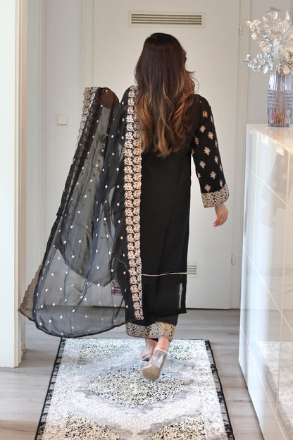 Bahara - Luxury Party & Wedding Dress - Black