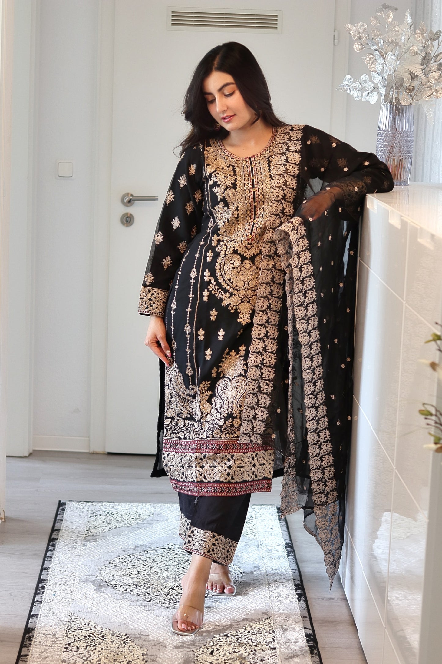 Bahara - Luxury Party & Wedding Dress - Black