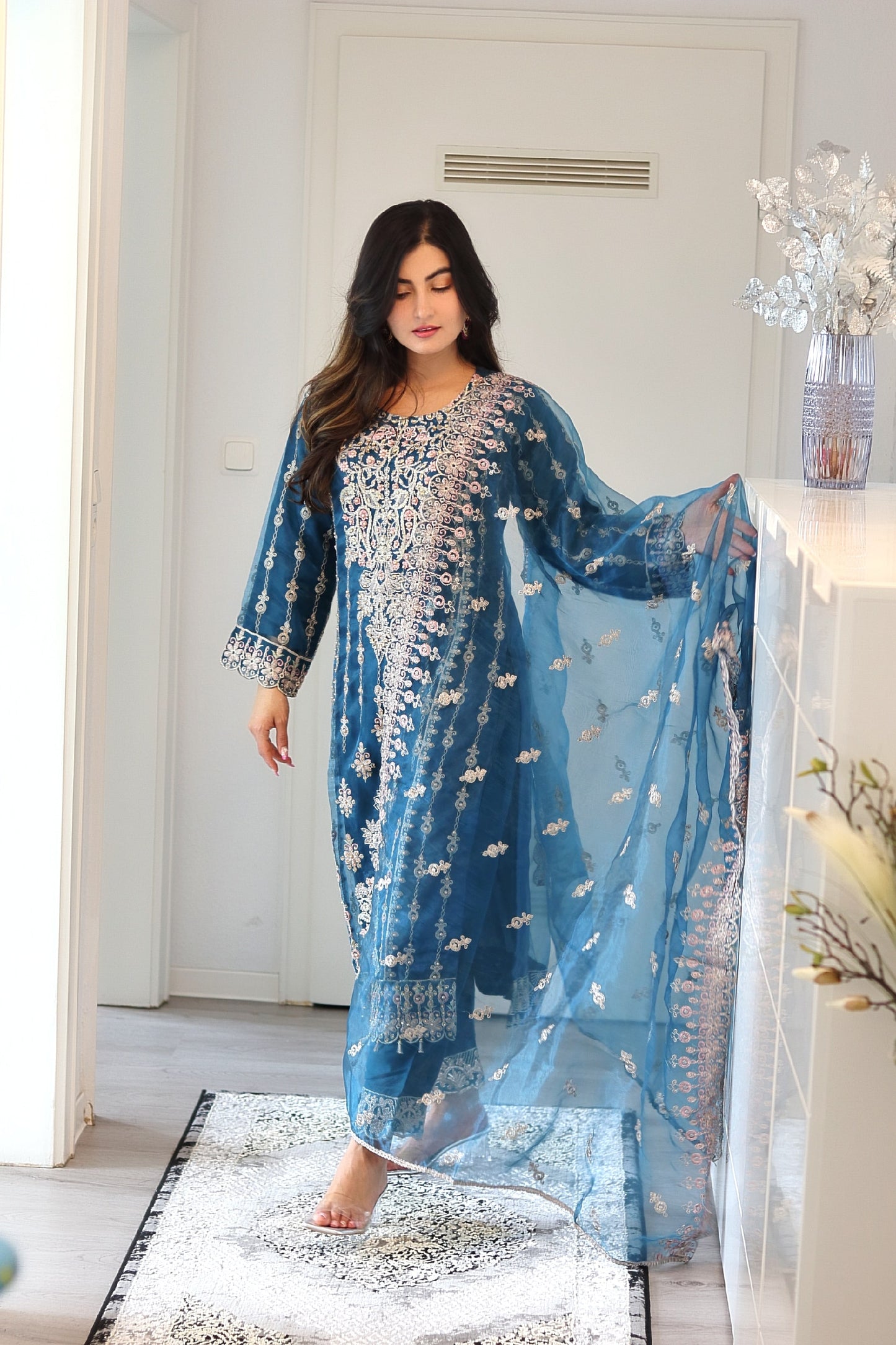 Bahara - Luxury Party & Wedding Dress - Blue
