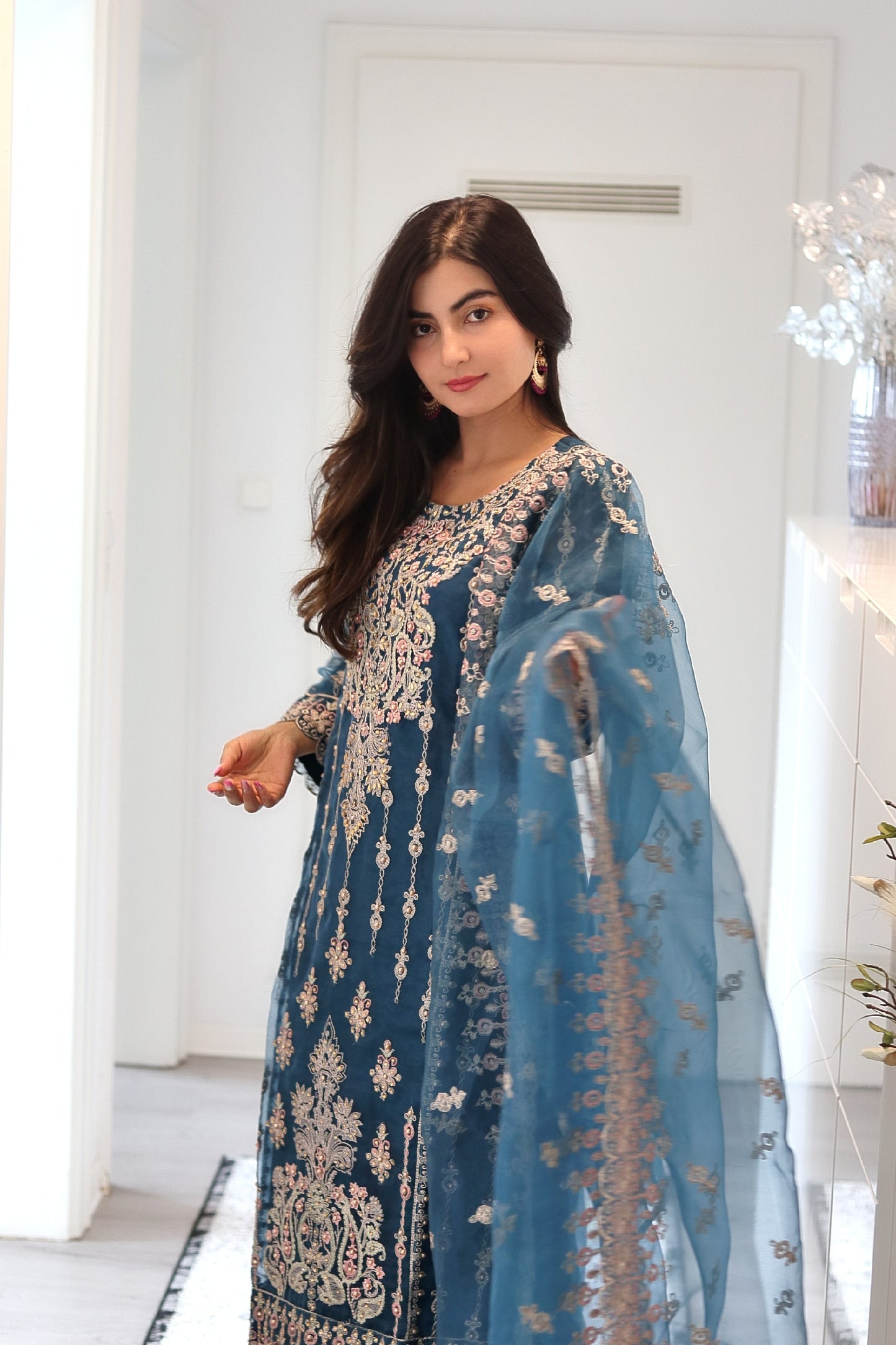 Bahara - Luxury Party & Wedding Dress - Blue