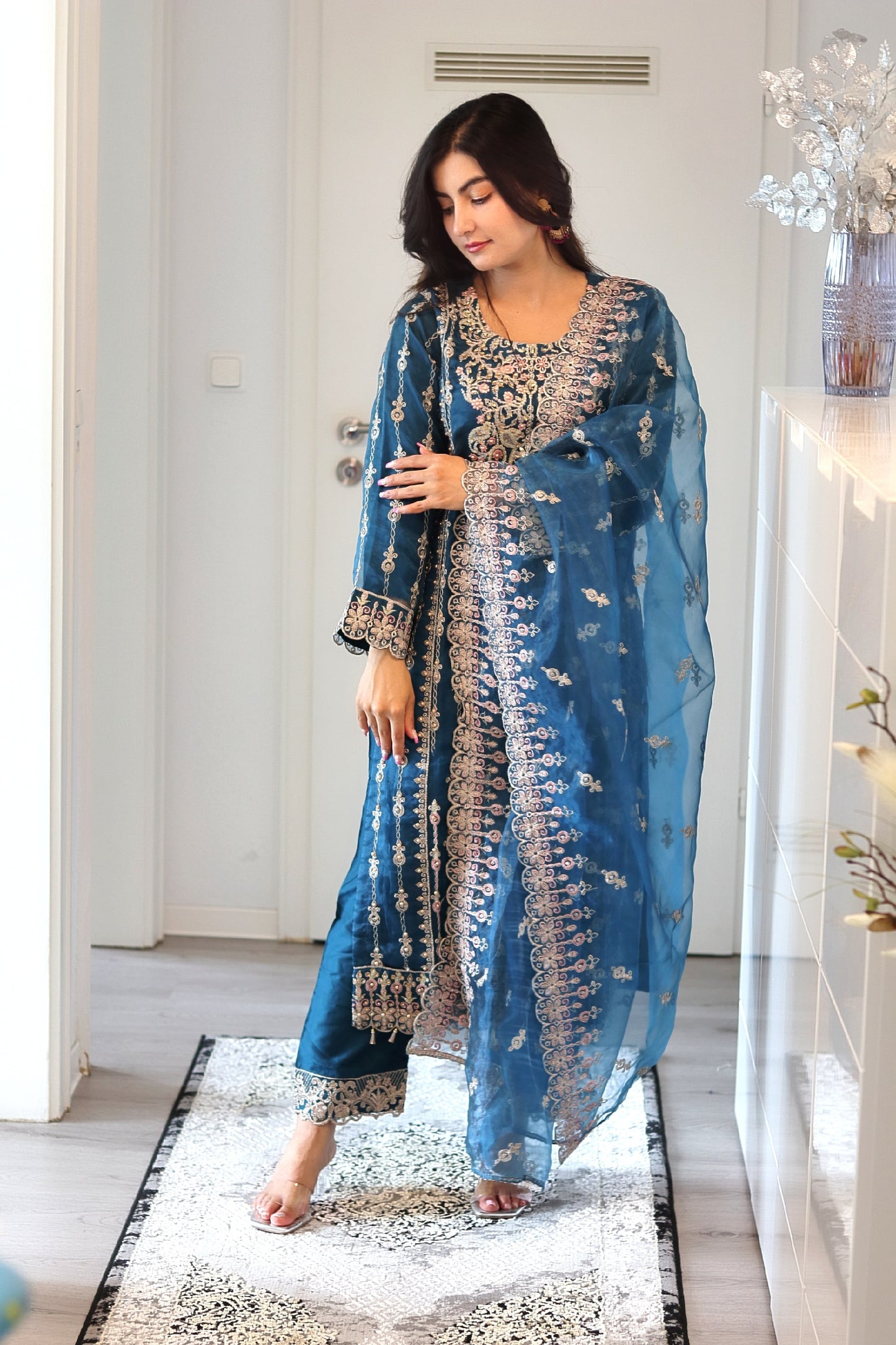 Bahara - Luxury Party & Wedding Dress - Blue