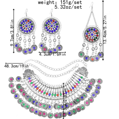 Afghan Ethnic Tribal Vintage Jewelry Set