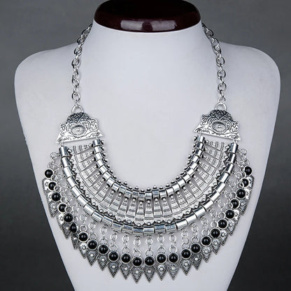 Boho Empress - Ethnic Gypsy Choker Necklace