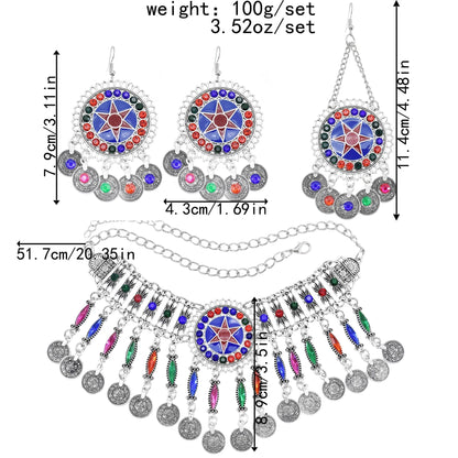 Afghan Ethnic Tribal Vintage Jewelry Set