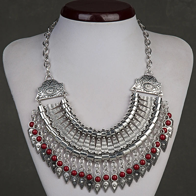 Boho Empress - Ethnic Gypsy Choker Necklace