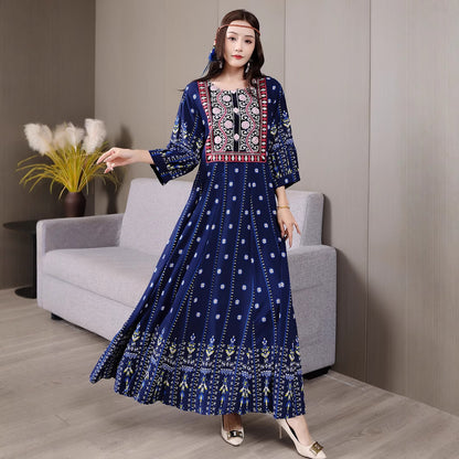 Afghan Vintage Bohemian Style Dress