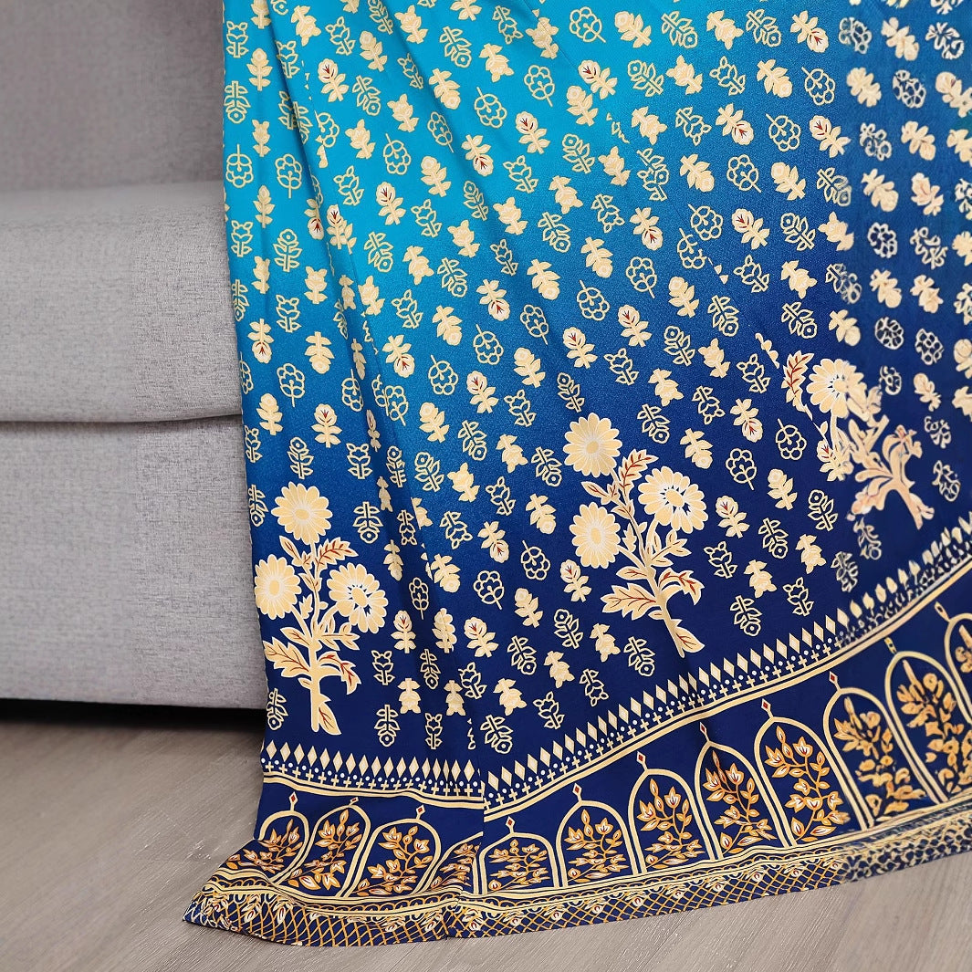 Bohemian Style Ethnic Embroidered Maxi Dress