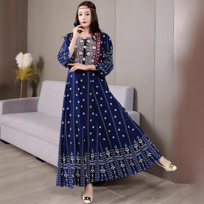 Afghan Vintage Bohemian Style Dress