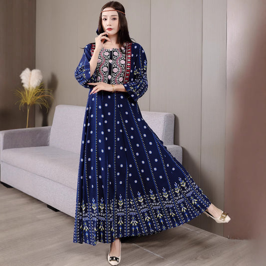 Afghan Vintage Bohemian Style Dress