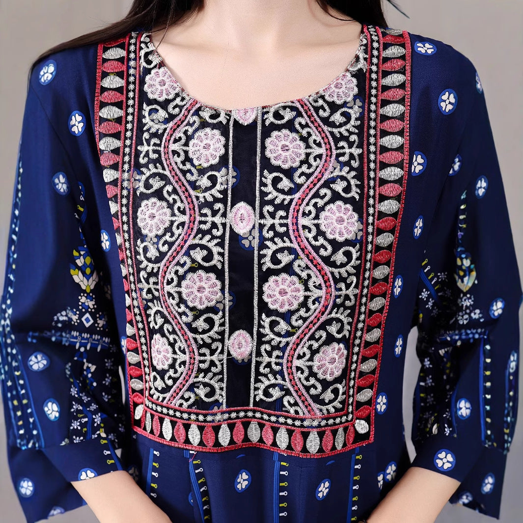 Afghan Vintage Bohemian Style Dress