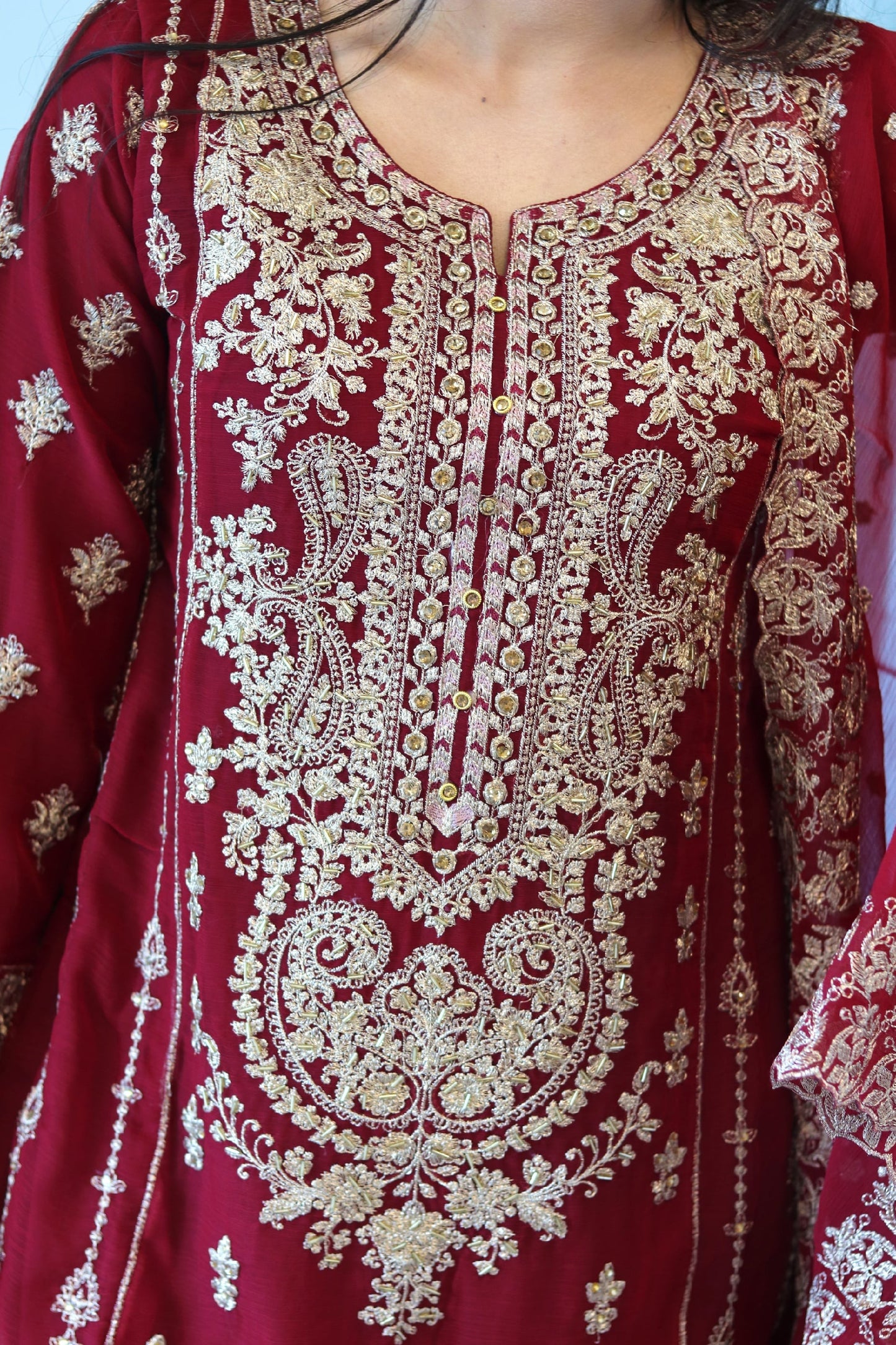 Bahara - Luxury Party & Wedding Dress - Red
