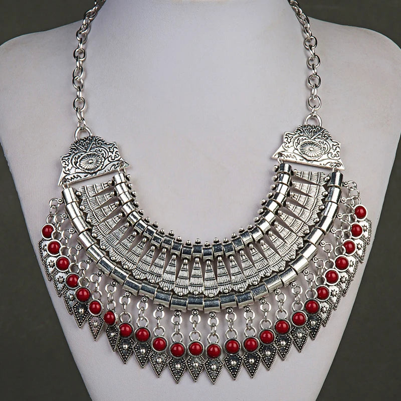 Boho Empress - Ethnic Gypsy Choker Necklace