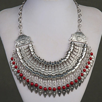 Boho Empress - Ethnic Gypsy Choker Necklace