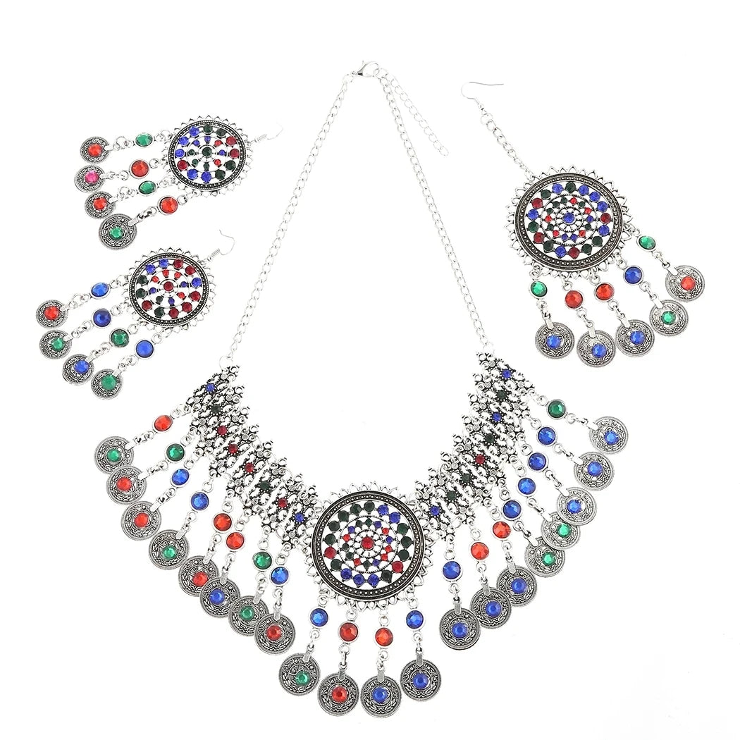 Afghan Ethnic Tribal Vintage Jewelry Set