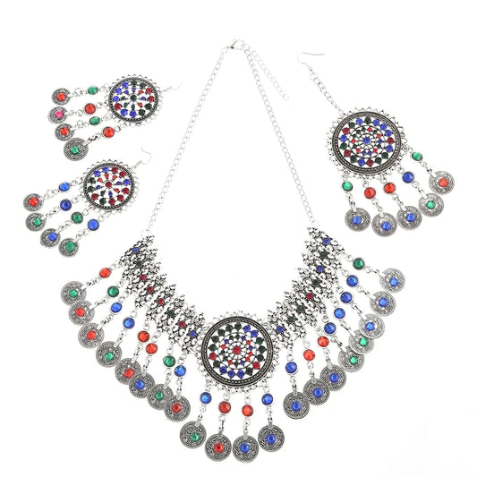 Afghan Ethnic Tribal Vintage Jewelry Set