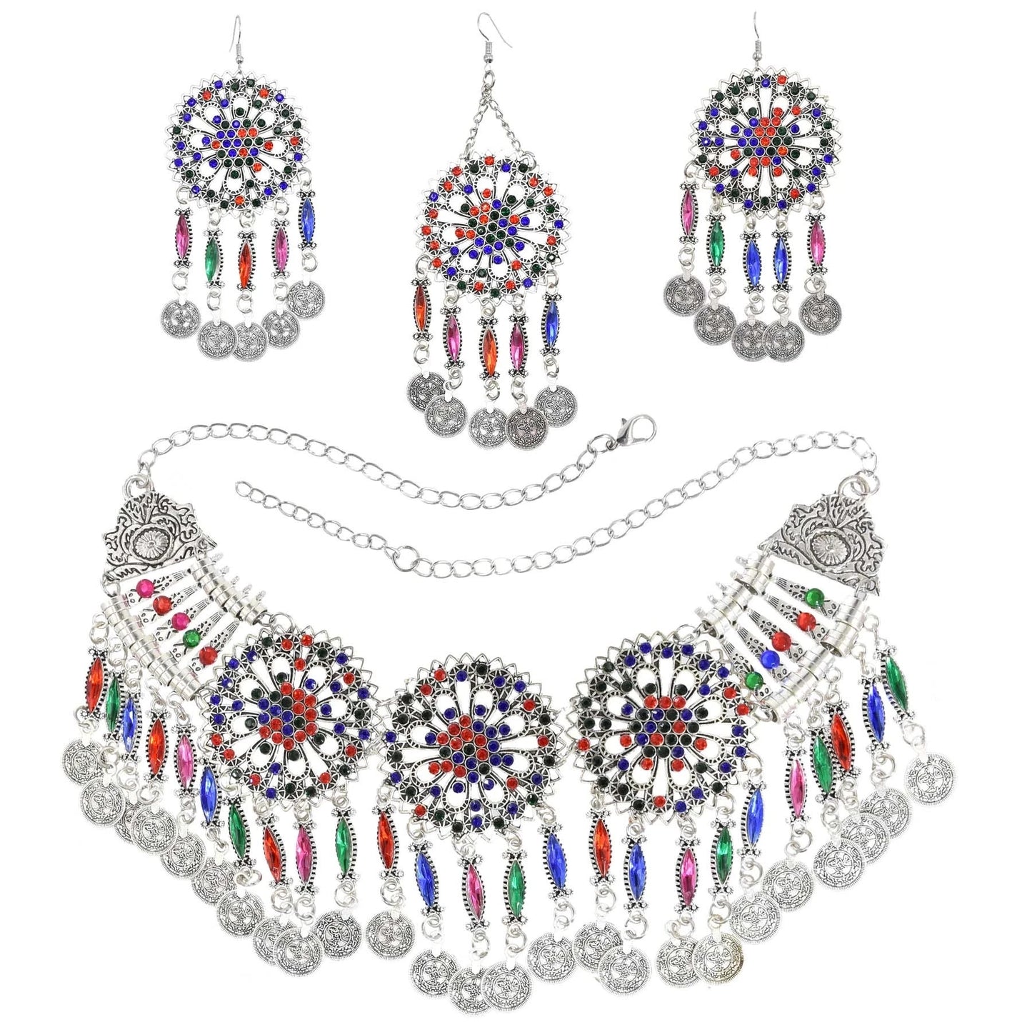 Afghan Ethnic Tribal Vintage Jewelry Set