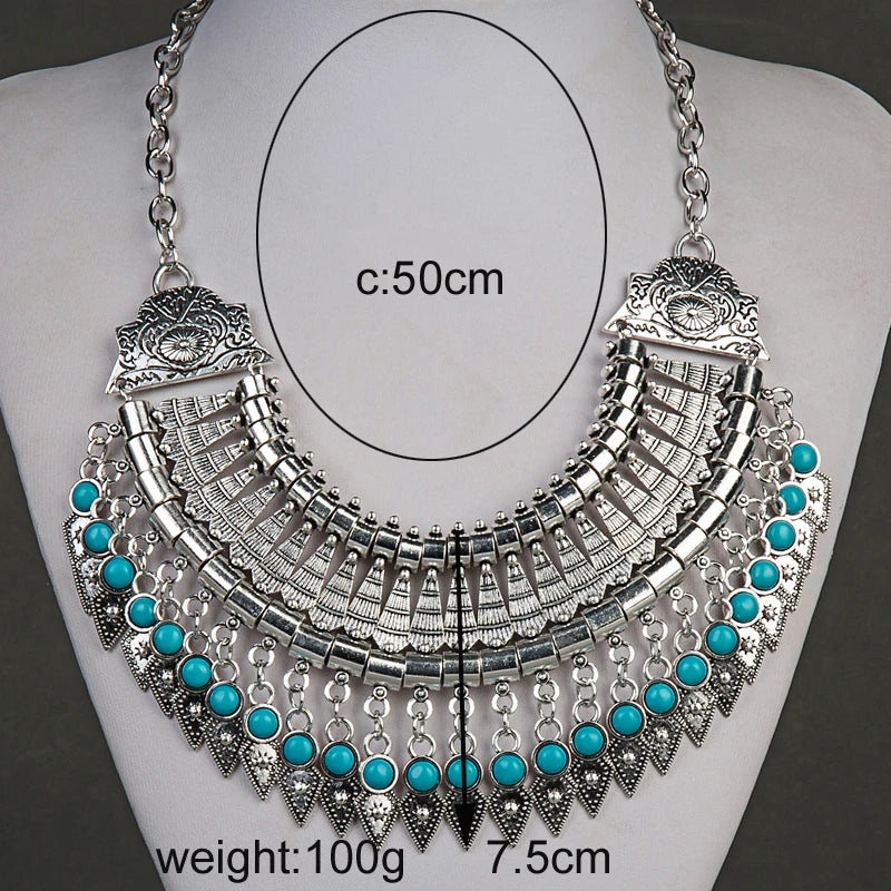 Boho Empress - Ethnic Gypsy Choker Necklace