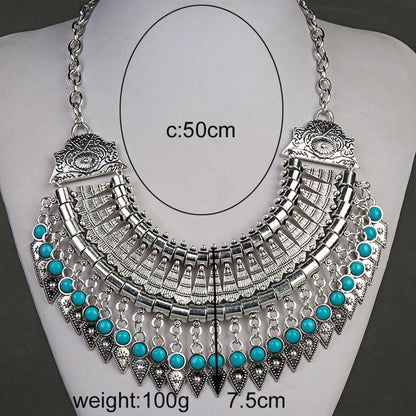 Boho Empress - Ethnic Gypsy Choker Necklace