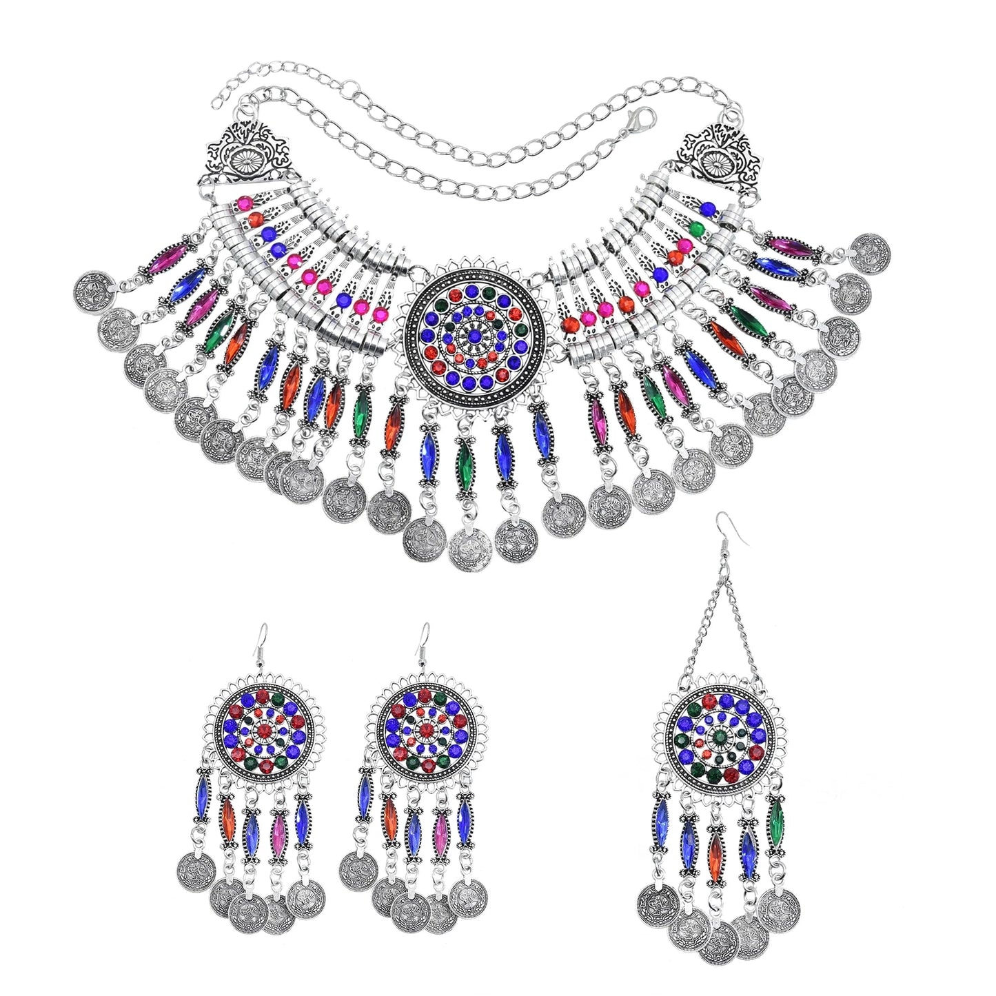 Afghan Ethnic Tribal Vintage Jewelry Set